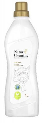 Mosógél, hipoallergén, sportruházathoz, 1 l, NATURCLEANING "Hammock & Silk"
