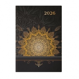 Naptár, tervező, A5, napi, TOPTIMER, "Joy", mandala