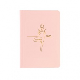 Naptár, tervező, B6, heti, TOPTIMER "Pastel", rózsaszín